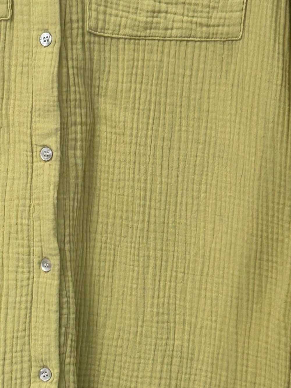 Magaschoni Cotton Gauze Shirt Dress Long Sleeves Organic Cotton Size Large - Picture 5 of 11